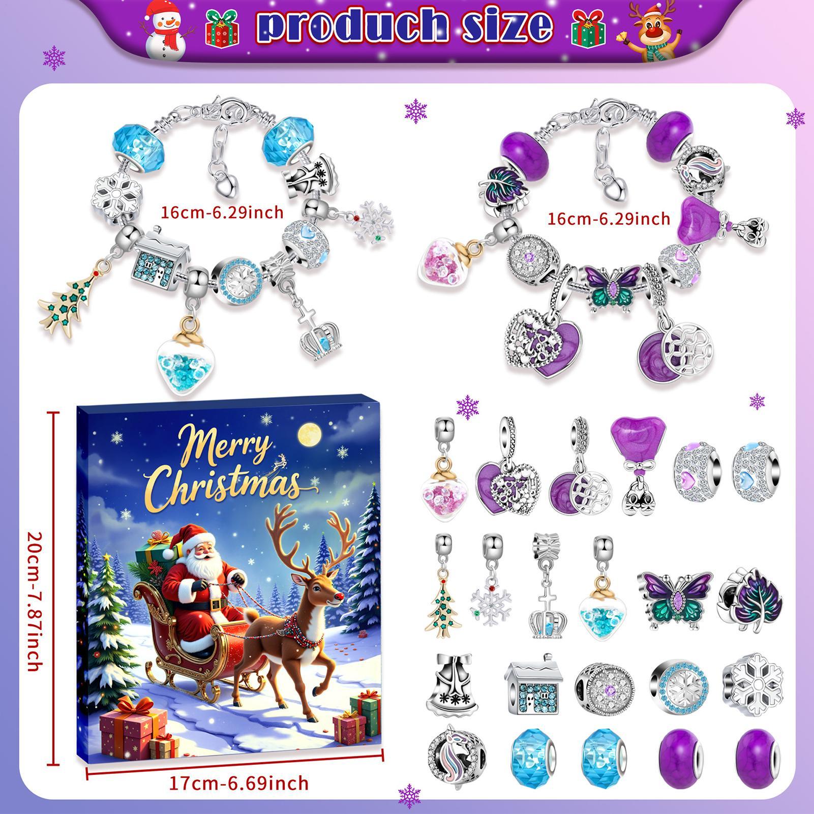 Jewelry Making Advent Calendar - 24 Days Christmas Countdown Advent Calendars