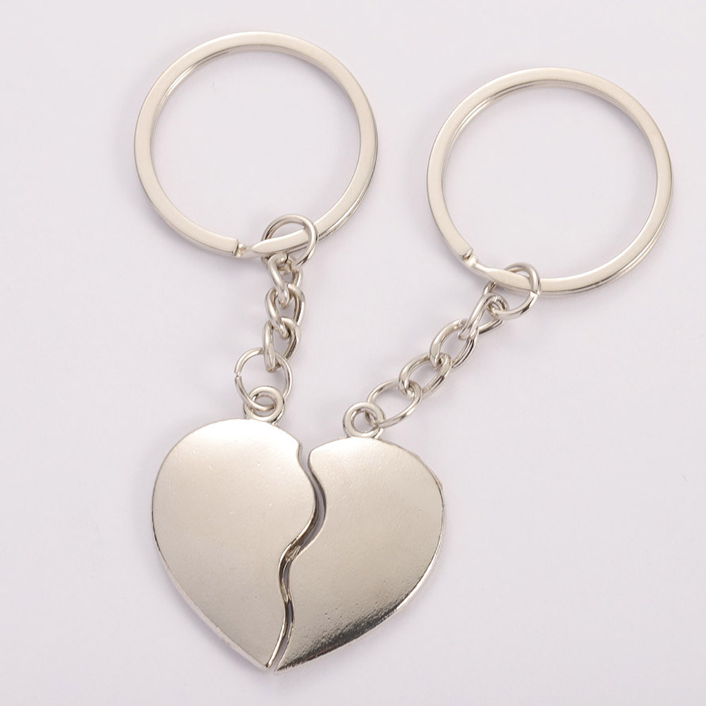 Jewelry Making For Couples - 1 Pair of Splice Heart Pendant