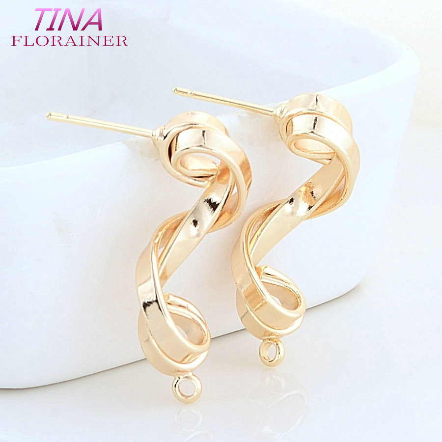 Jewelry Making Notes - 9*27MM 18K Gold Color Brass Musical