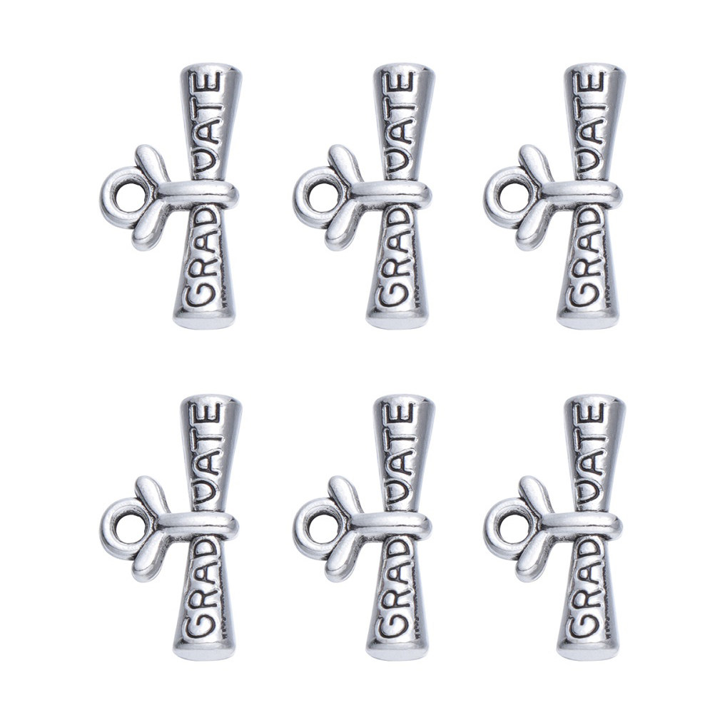 Jewelry Making Diploma - 20Pcs Graduation Pendant Diploma Shape Keychain