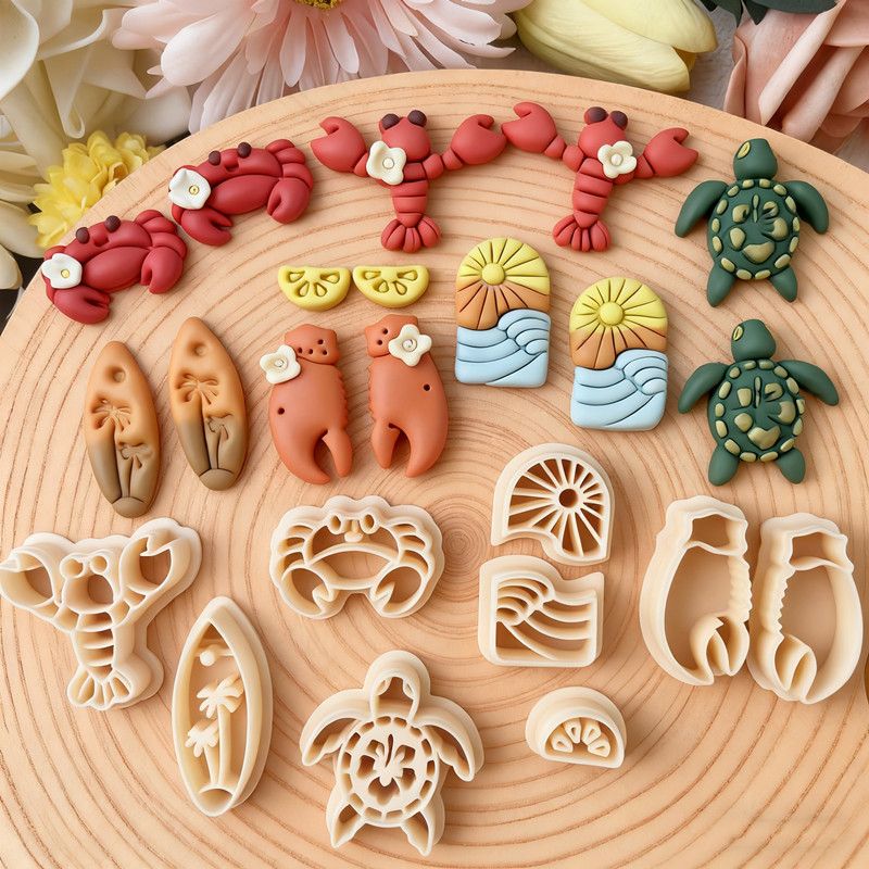 Jewelry Making Pliers - Sandbeach Sea Animal Polymer Clay Cutters