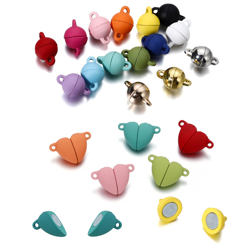 Jewelry Making For Couples - 5pairs Love Heart Magnet Connector Clasp
