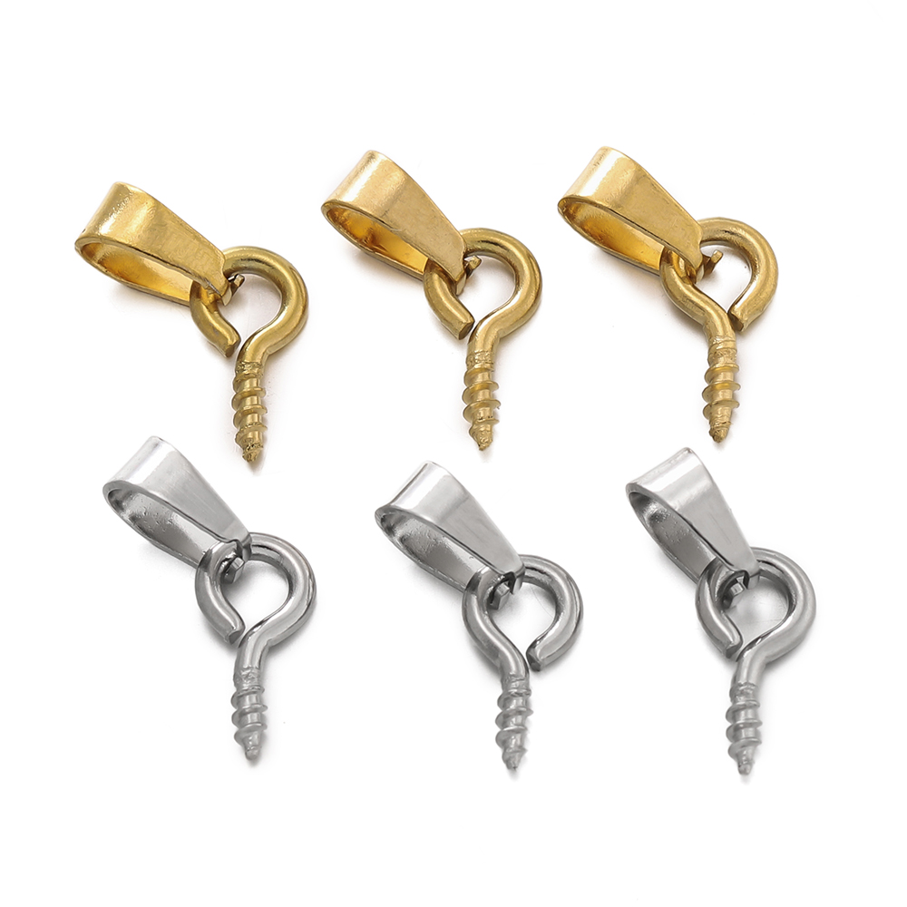 Jewelry Making Eye Pins - 20pcs Stainless Steel Screw Eye Pins