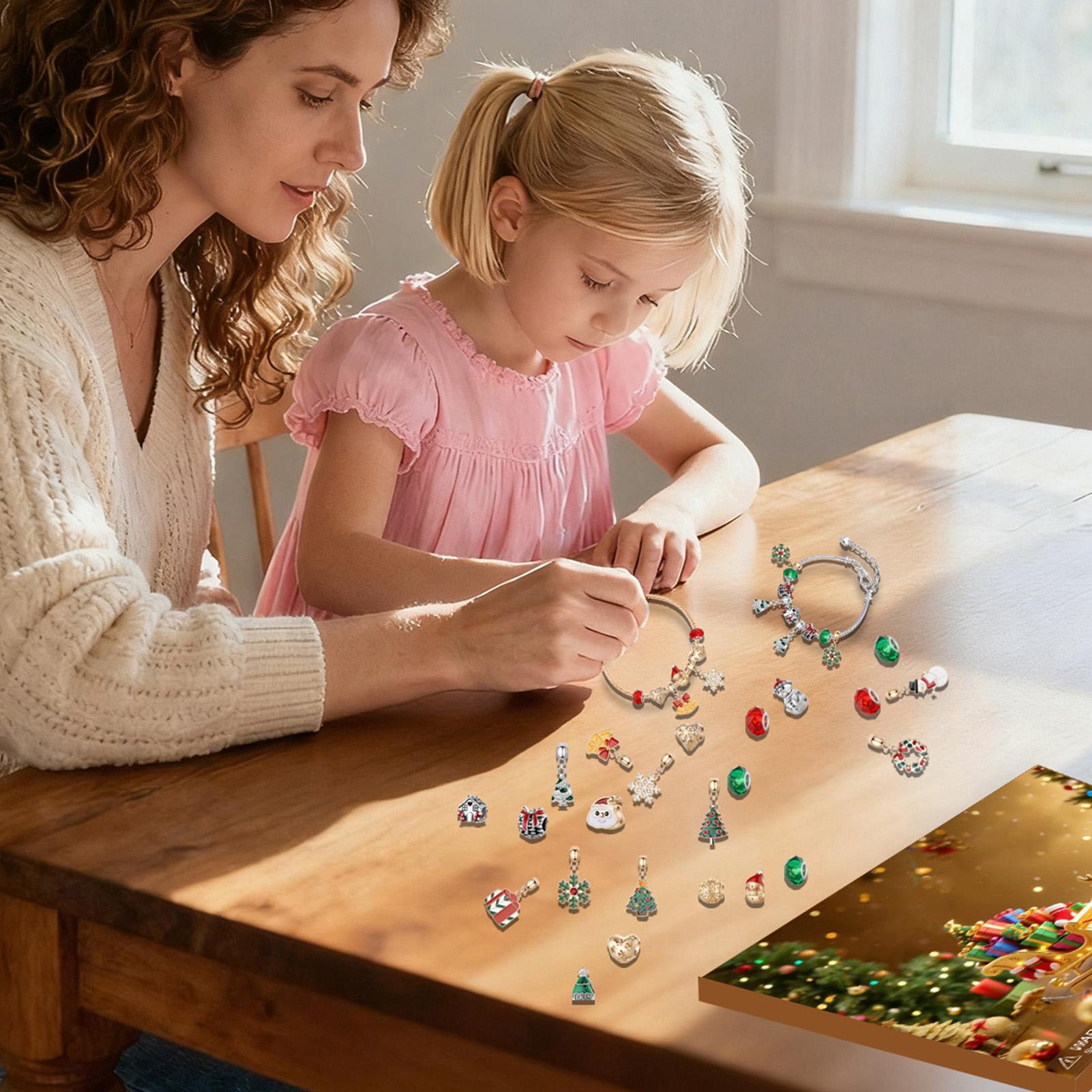 Jewelry Making Advent Calendar - Calendar Advent Bracelet 24-Days Jewelry Making