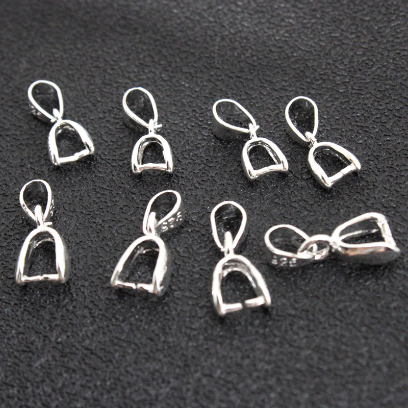 Jewelry Making Hardware - 10Pcs 925 Stering Silver Plated Copper