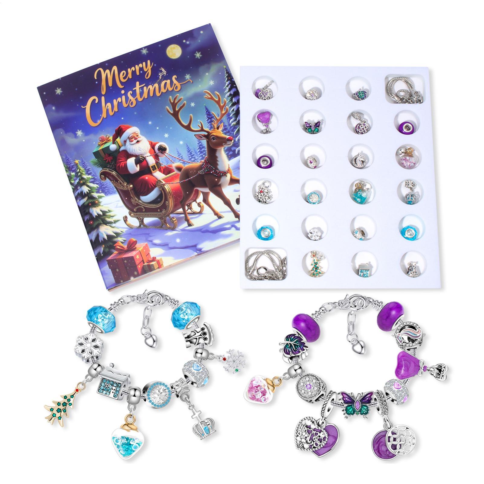 24 Days Christmas Countdown Ad - огляд і ціна Jewelry Making Advent Calendar