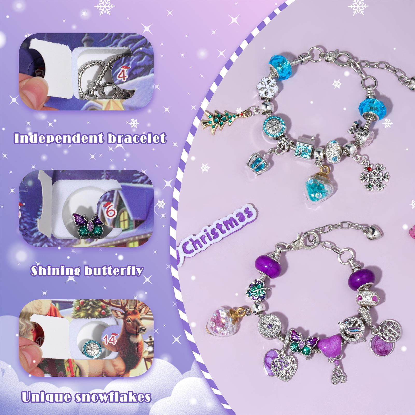 24 Days Christmas Countdown Ad - огляд і ціна Jewelry Making Advent Calendar