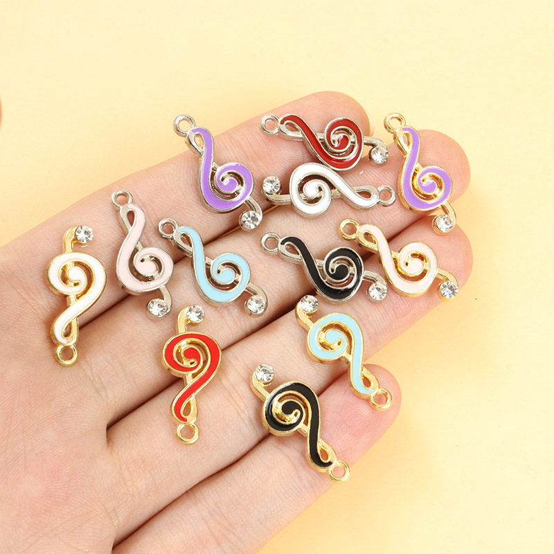 100PC/lot music note Pendant C - огляд і ціна Jewelry Making Notes