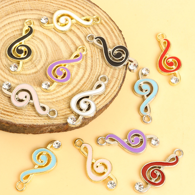 100PC/lot music note Pendant C - огляд і ціна Jewelry Making Notes
