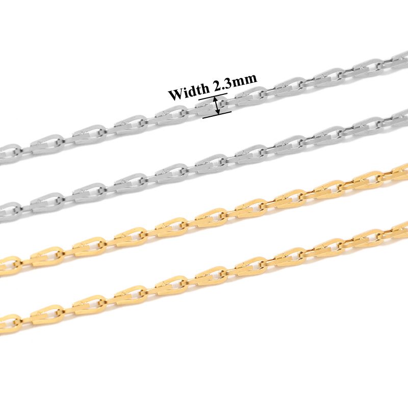 1 Meter Stainless Steel Rolo C - огляд і ціна Jewelry Making Paris