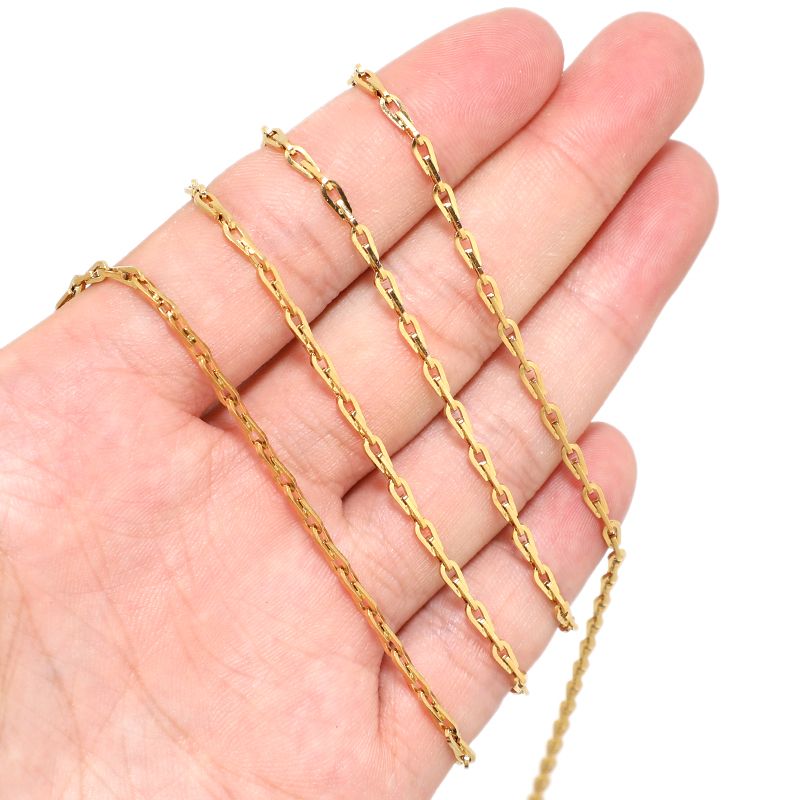 1 Meter Stainless Steel Rolo C - огляд і ціна Jewelry Making Paris