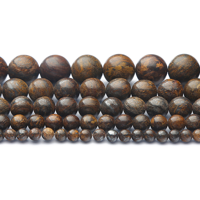 6 8 10mm Natural Stone Grey Ma - огляд і ціна Jewelry Making With Stones