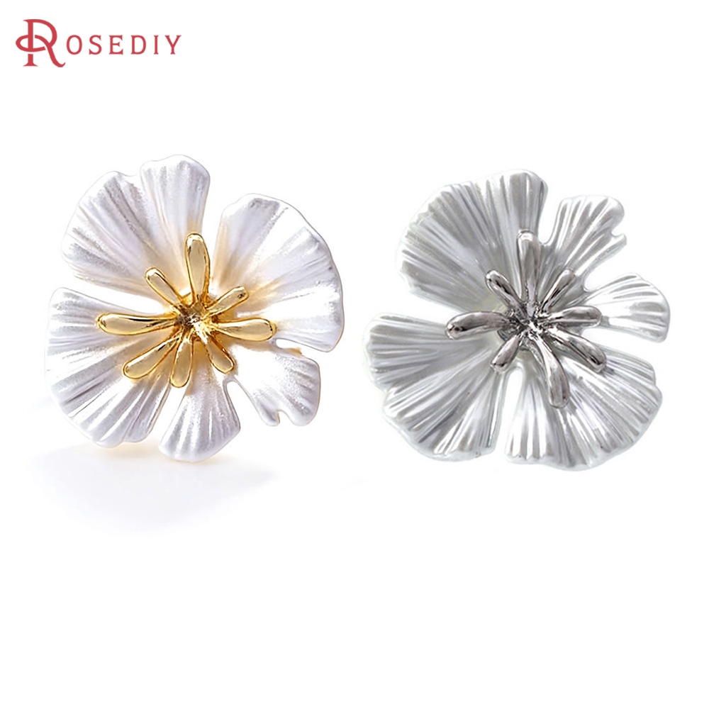 18K Gold Color Brass Flower St - огляд і ціна Jewelry Making Pins