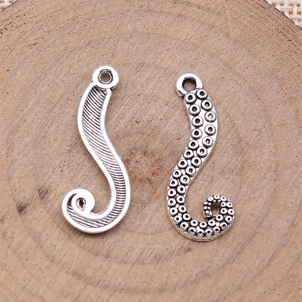 20pcs/lot Octopus Leg Charms F - огляд і ціна Jewelry Making For Couples