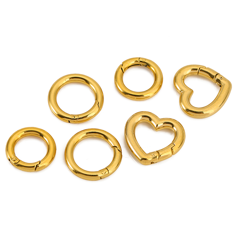 2pcs Stainless Steel Clasps He - огляд і ціна Jewelry Making Rings
