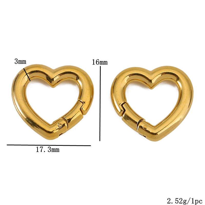 2pcs Stainless Steel Clasps He - огляд і ціна Jewelry Making Rings