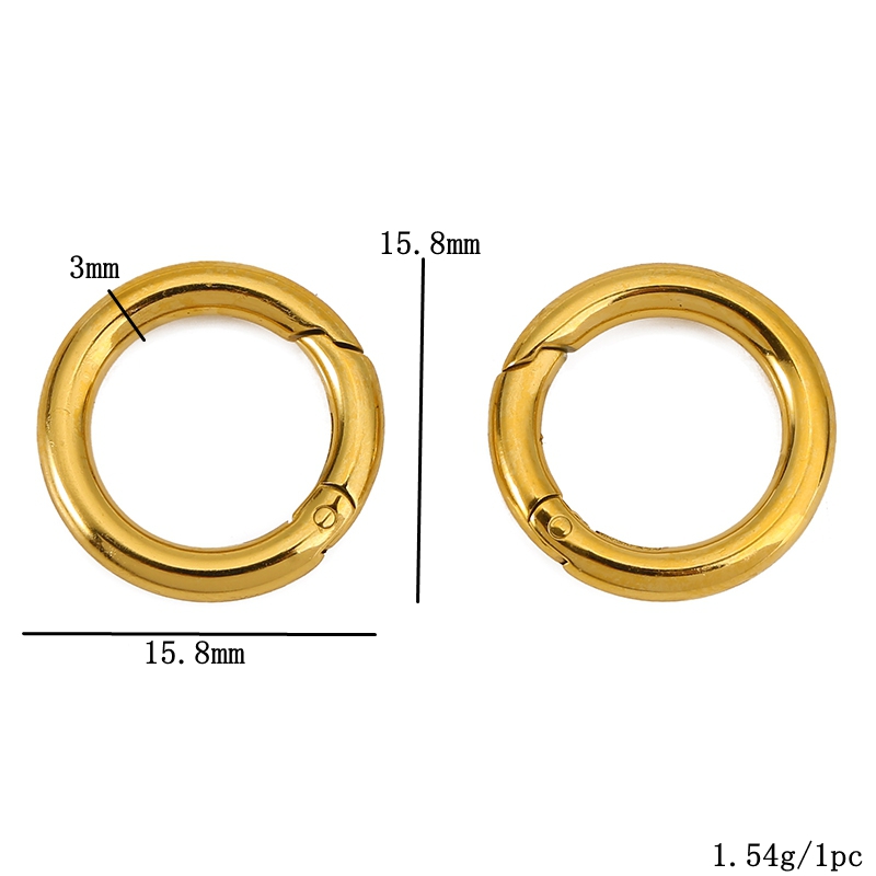 2pcs Stainless Steel Clasps He - огляд і ціна Jewelry Making Rings
