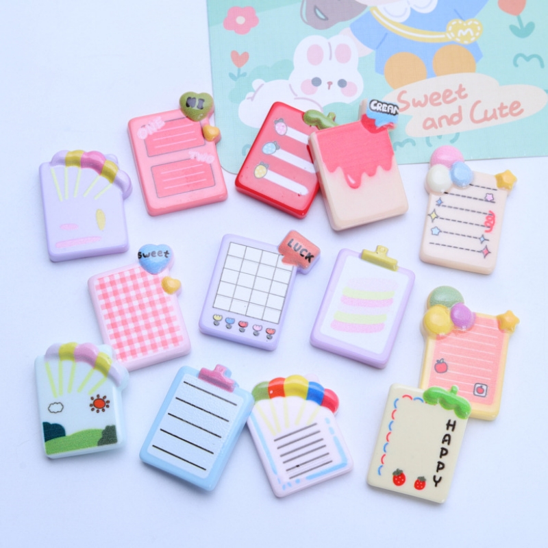 10pcs Cute Stationery Resin No - огляд і ціна Jewelry Making Notes