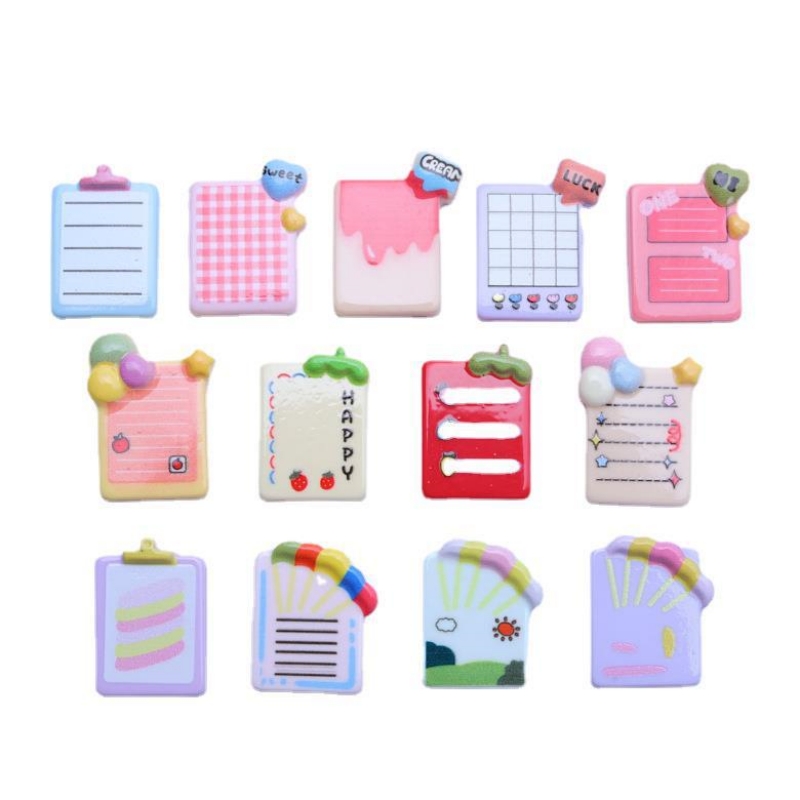 10pcs Cute Stationery Resin No - огляд і ціна Jewelry Making Notes