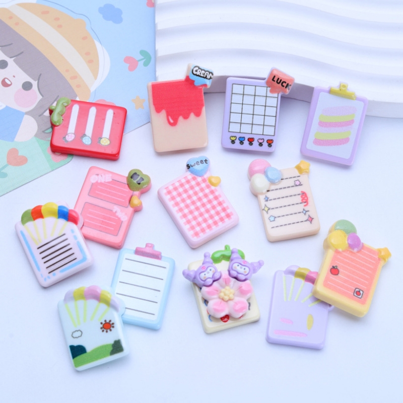 10pcs Cute Stationery Resin No - огляд і ціна Jewelry Making Notes