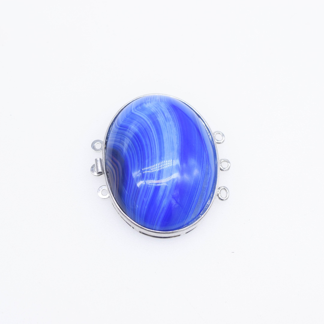 1Piece Multicolor Agate Flat O - огляд і ціна Jewelry Making With Stones