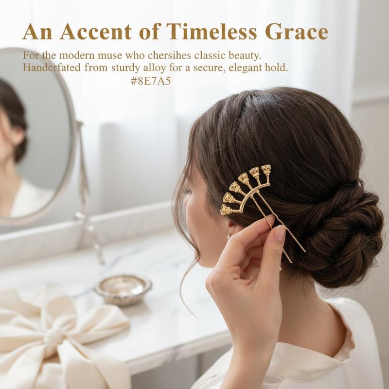 Alloy Arch Hair Pin Blanks wit - огляд і ціна Jewelry Making Pins