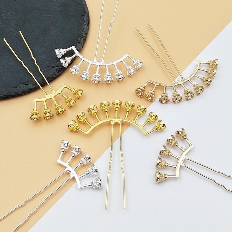 Alloy Arch Hair Pin Blanks wit - огляд і ціна Jewelry Making Pins