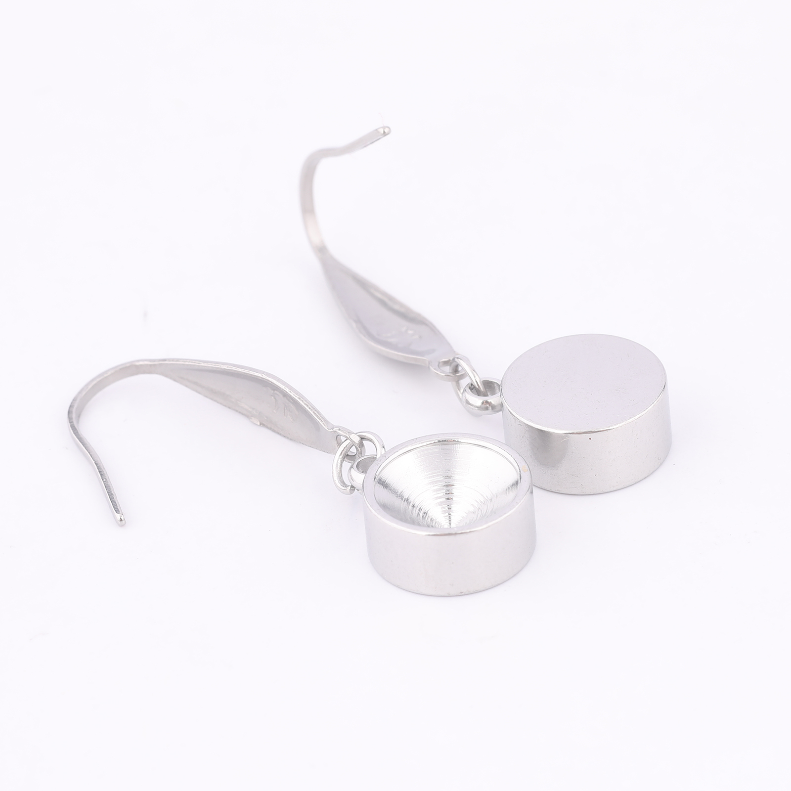 10pcs Stainless Steel Earring  - огляд і ціна Jewelry Making With Stones