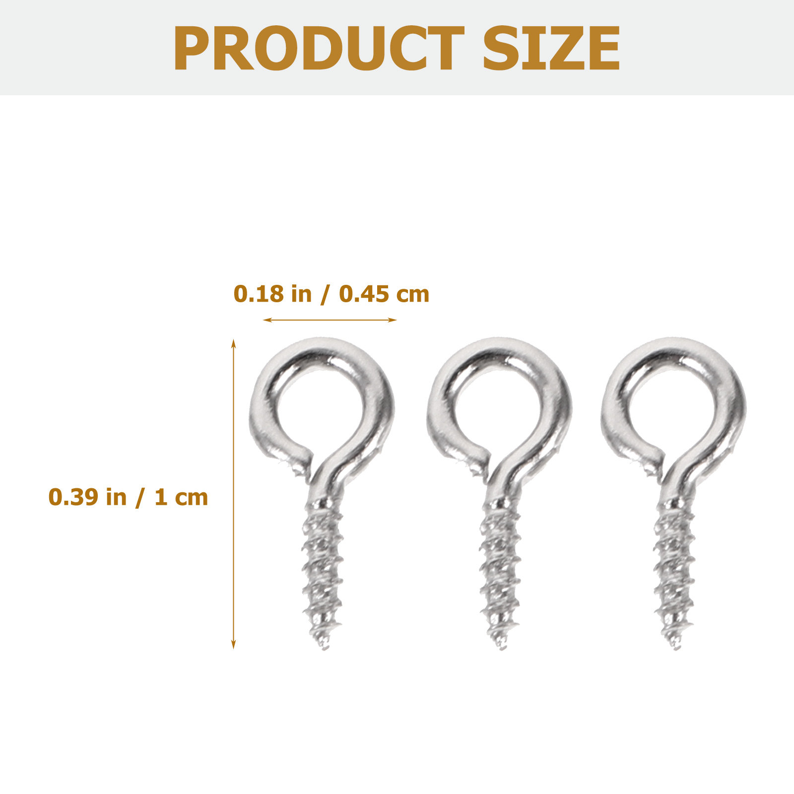 500Pcs Mini Screw Eye Pin Jewe - огляд і ціна Jewelry Making Eye Pins