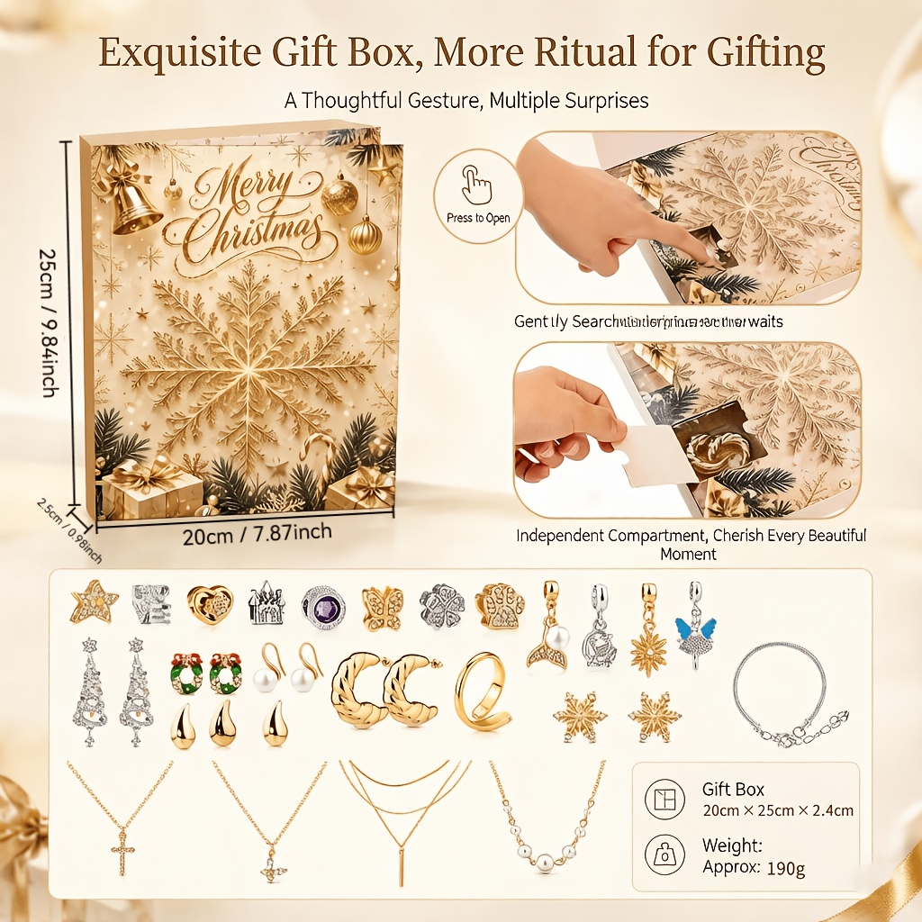 24Pcs Advent Calendar DIY Meta - огляд і ціна Jewelry Making Advent Calendar
