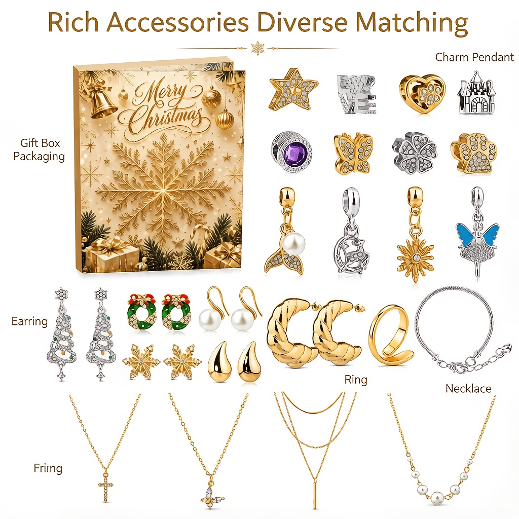 24Pcs Advent Calendar DIY Meta - огляд і ціна Jewelry Making Advent Calendar