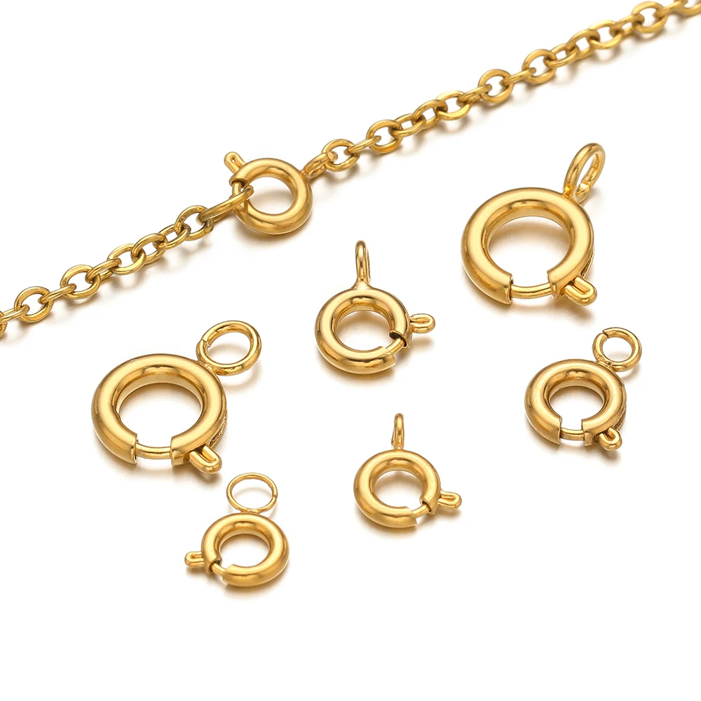 10pcs Stainless Steel Spring R - огляд і ціна Jewelry Making Rings