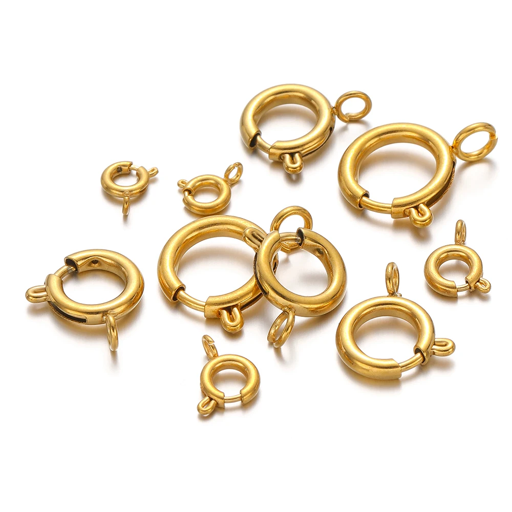 10pcs Stainless Steel Spring R - огляд і ціна Jewelry Making Rings