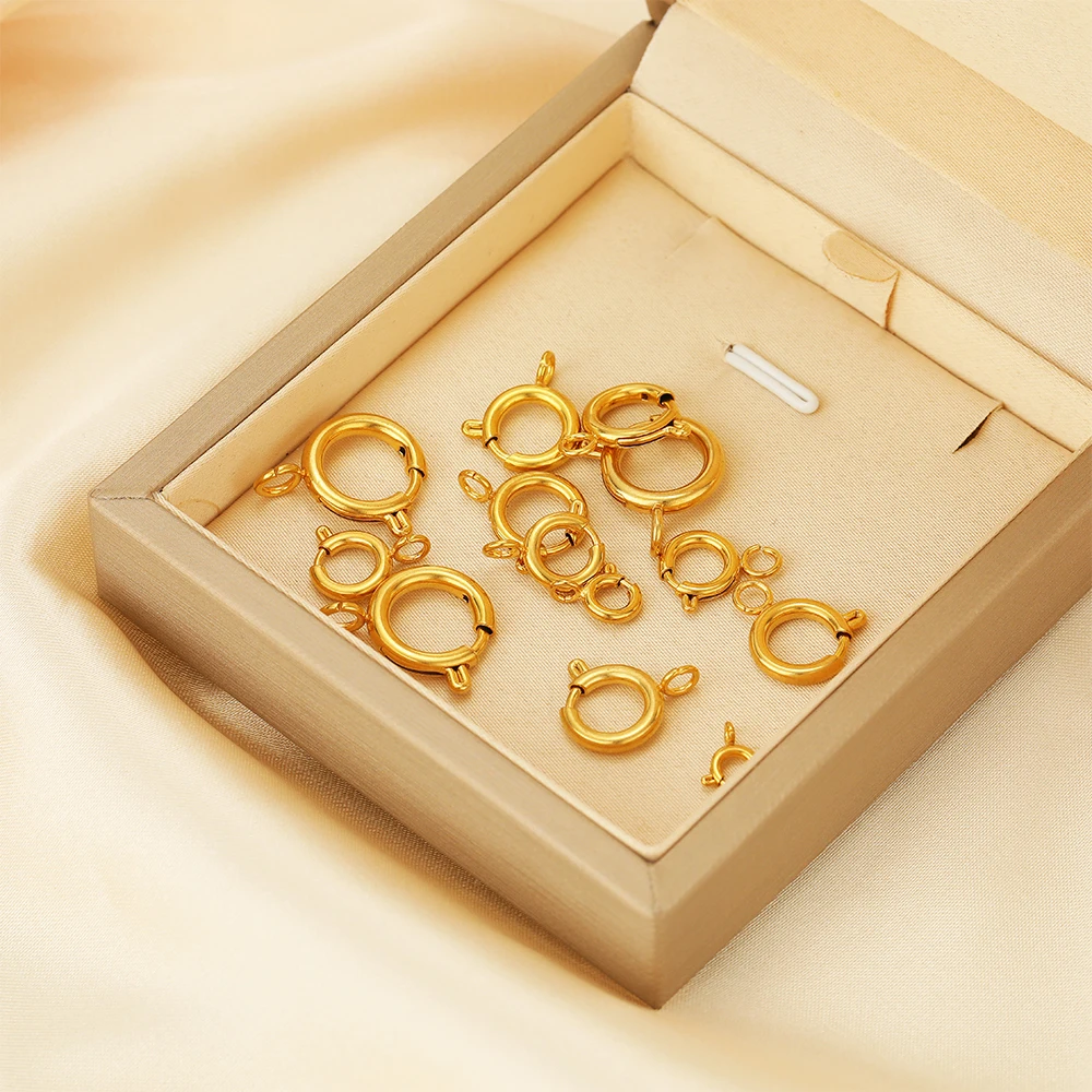 10pcs Stainless Steel Spring R - огляд і ціна Jewelry Making Rings