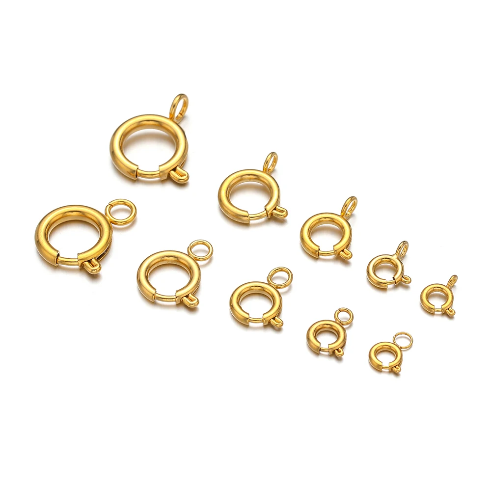 10pcs Stainless Steel Spring R - огляд і ціна Jewelry Making Rings
