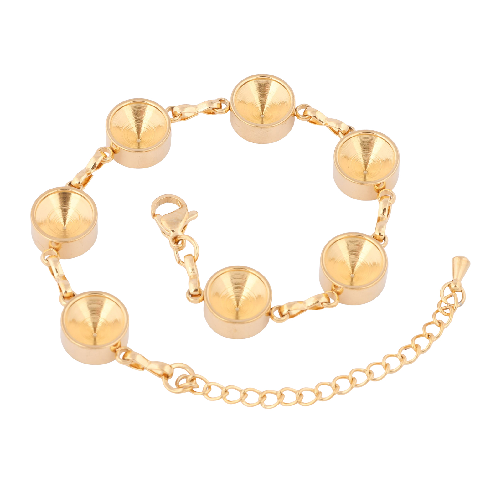 2pcs Stainless Steel Gold Plat - огляд і ціна Jewelry Making With Stones