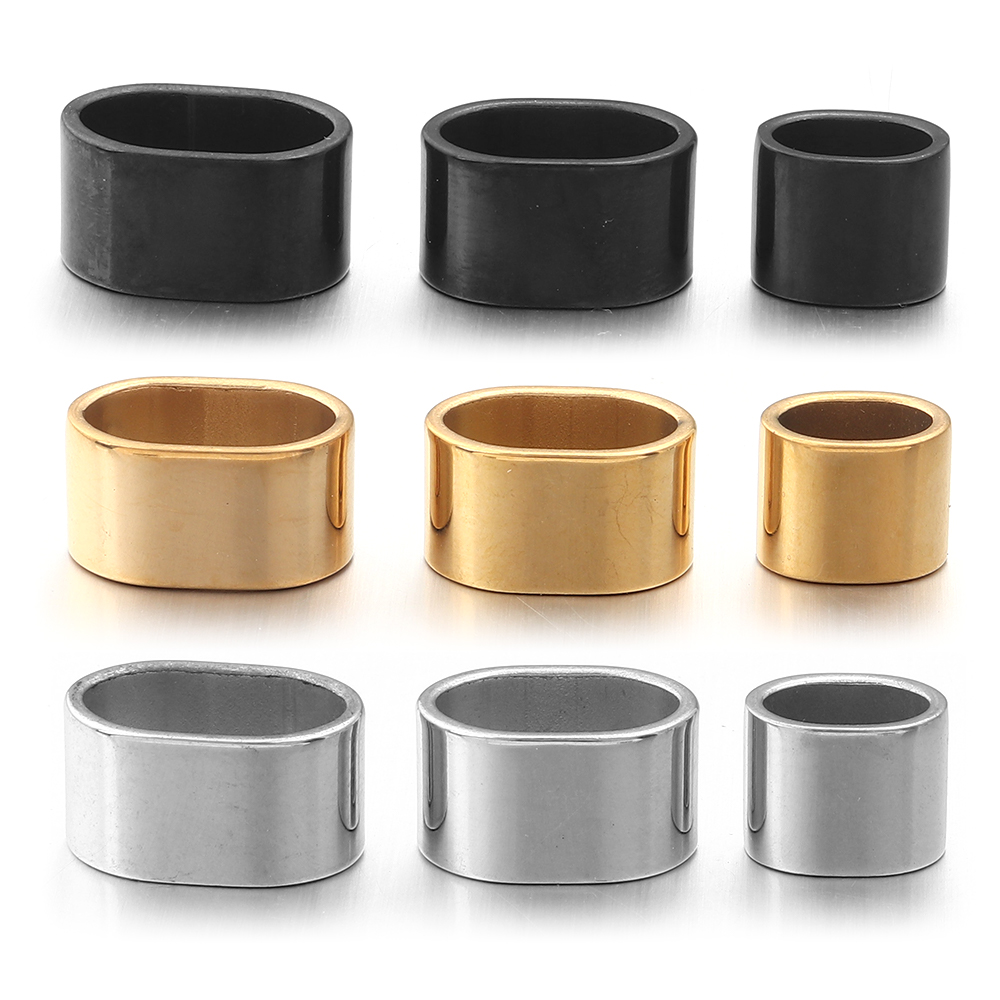 6pcs Flat Stainless Steel Tube - огляд і ціна Jewelry Making Basics
