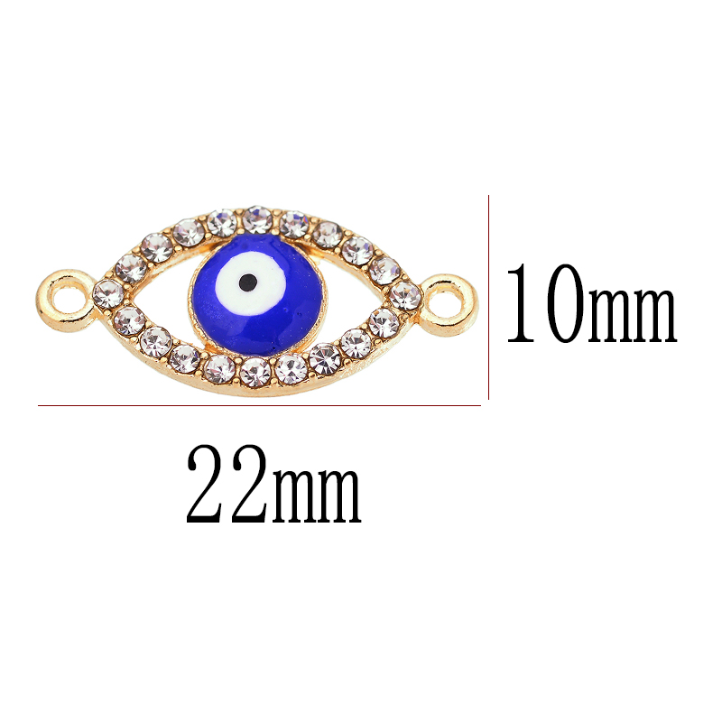 10Pcs 22*10MM Lucky Demon Eyes - огляд і ціна Jewelry Making For Couples