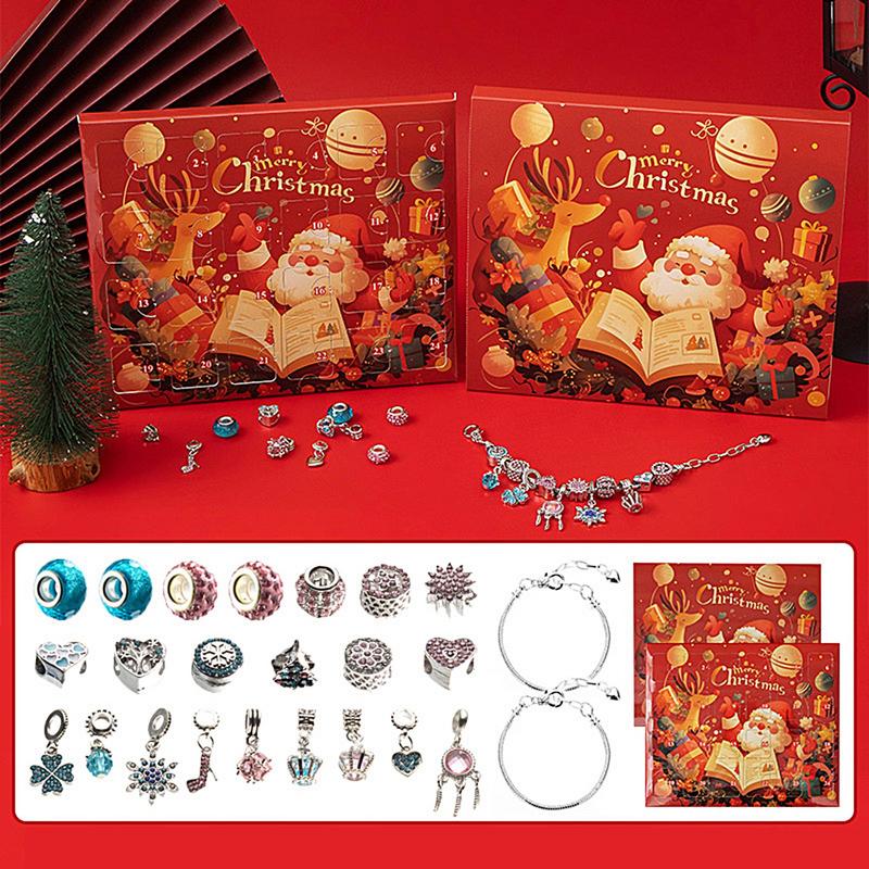 24 Days Christmas Jewelry Adve - огляд і ціна Jewelry Making Advent Calendar