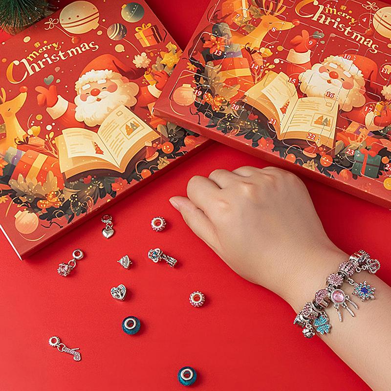 24 Days Christmas Jewelry Adve - огляд і ціна Jewelry Making Advent Calendar