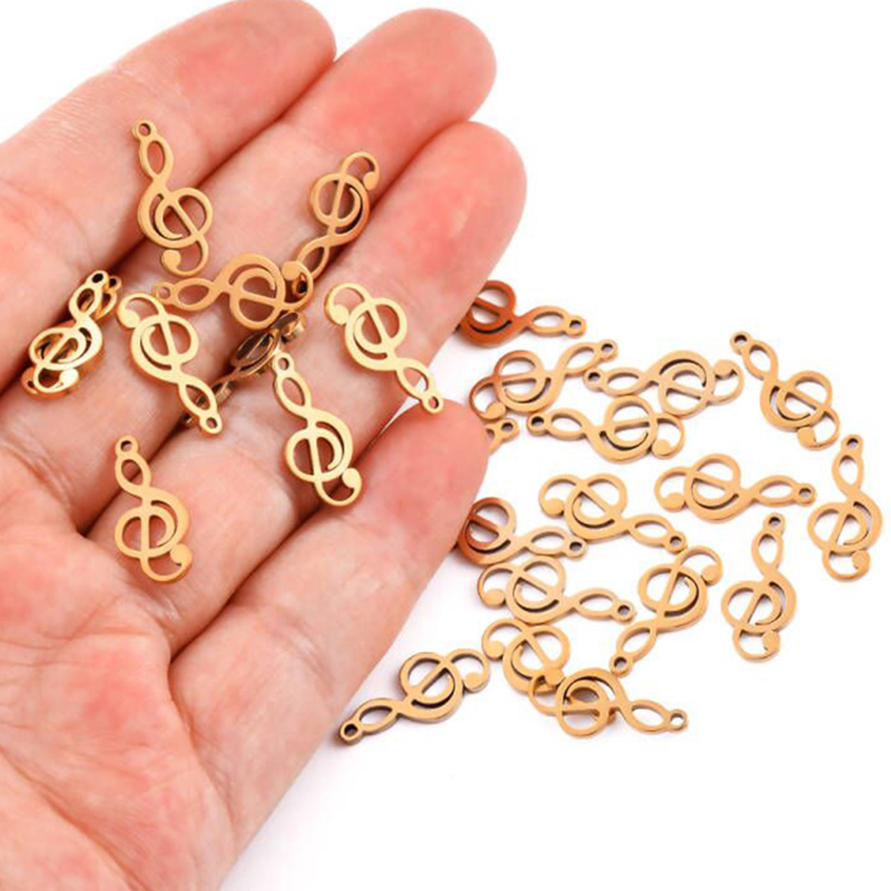 10pcs Charms Musical Note Stai - огляд і ціна Jewelry Making Notes