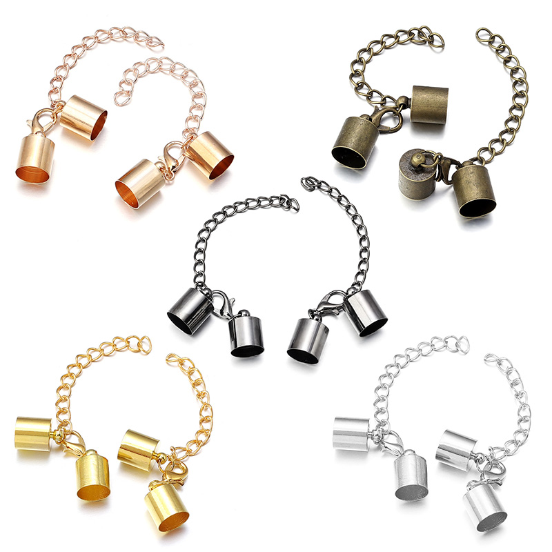 10Sets Leather Cord End Caps W - огляд і ціна Jewelry Making Hardware
