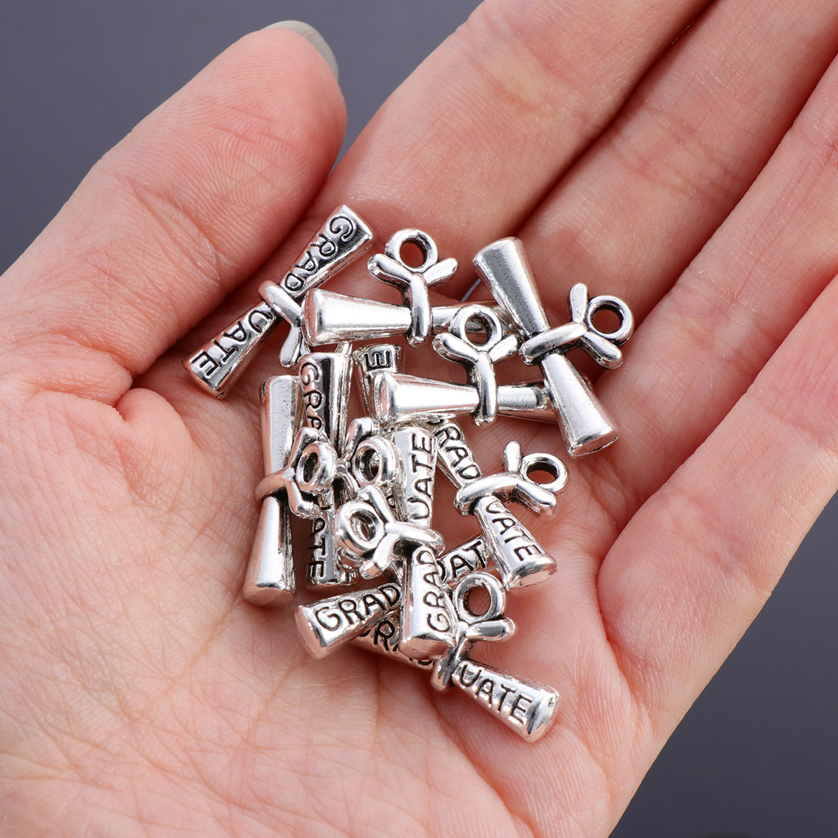 20Pcs Graduation Pendant Mini  - огляд і ціна Jewelry Making Diploma