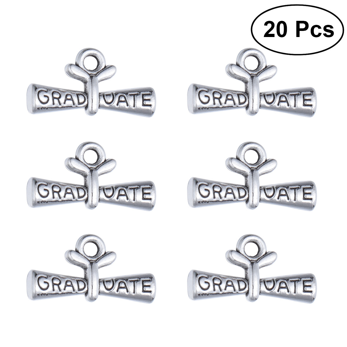20Pcs Graduation Pendant Mini  - огляд і ціна Jewelry Making Diploma