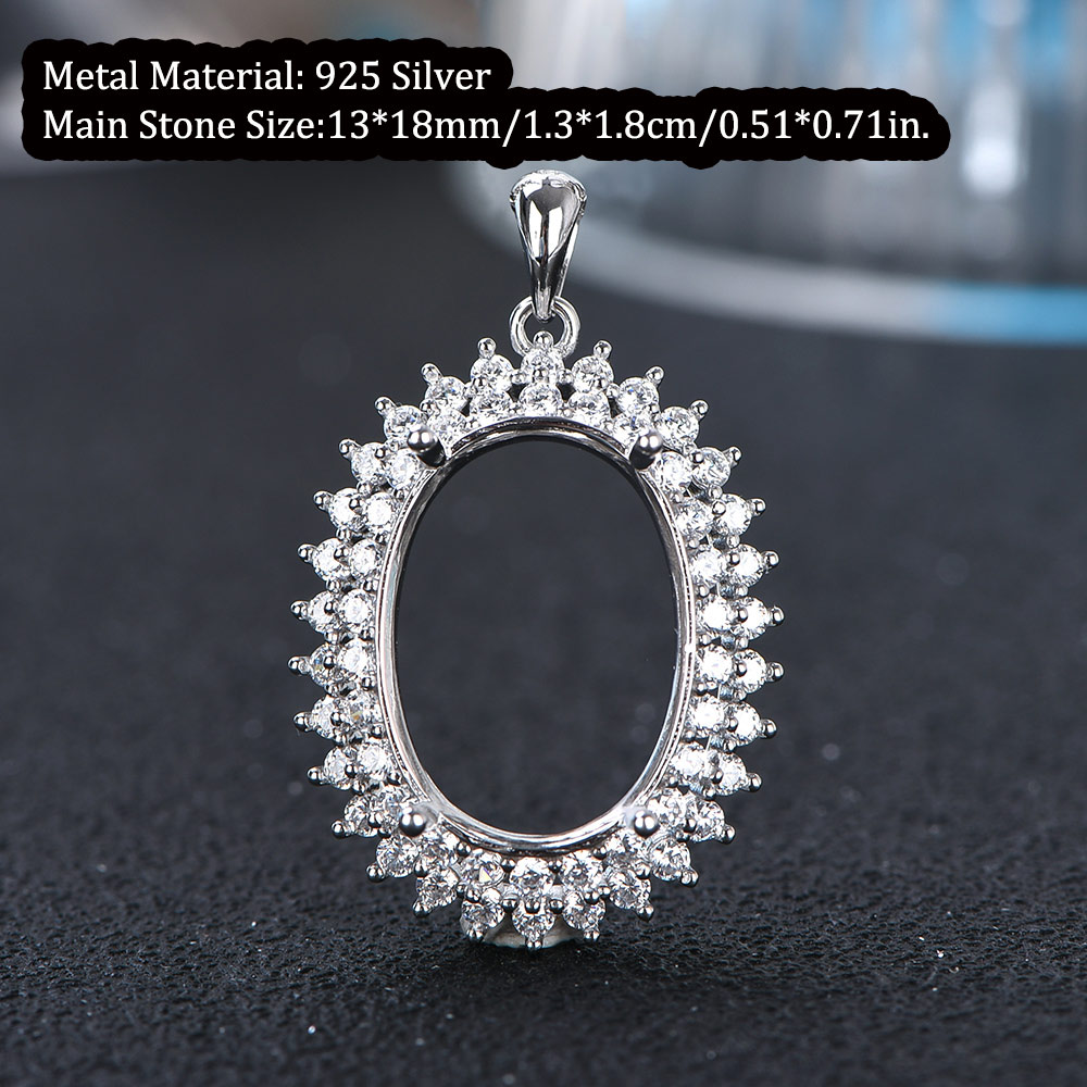 13x18mm S925 Sterling Silver R - огляд і ціна Jewelry Making With Stones