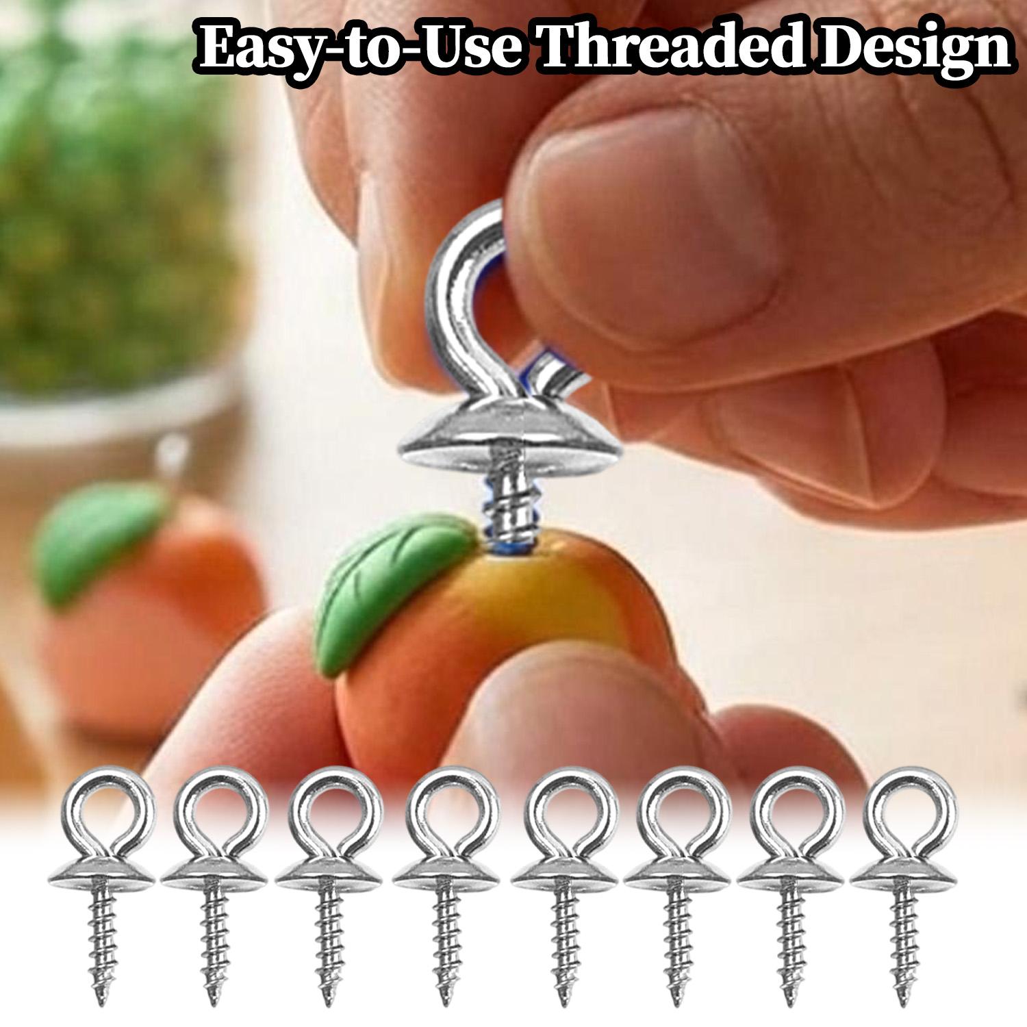 50pcs 4/5/6mm Stainless Steel  - огляд і ціна Jewelry Making Eye Pins