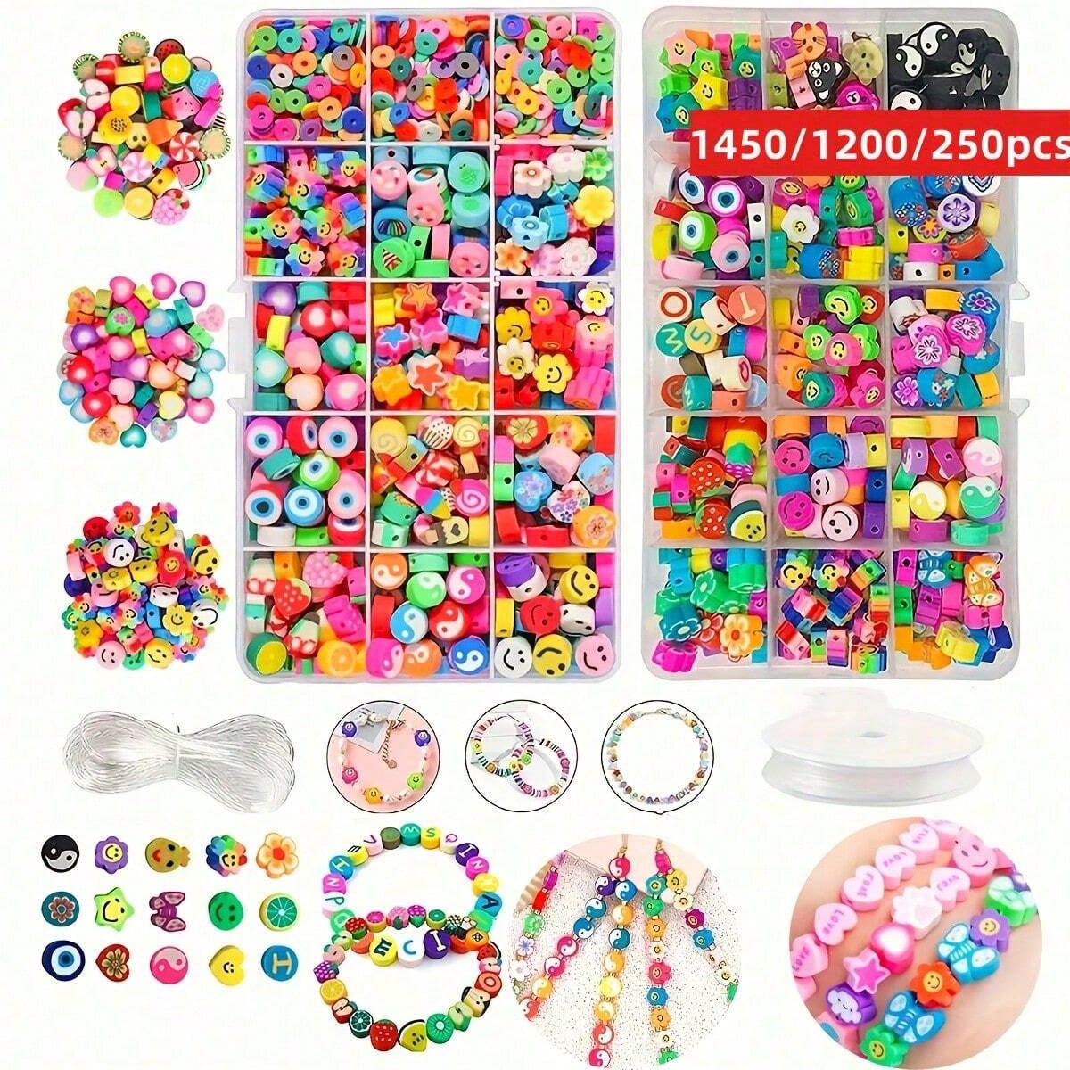 1450/1200/250pcs Polymer Clay  - огляд і ціна Jewelry Making Basics