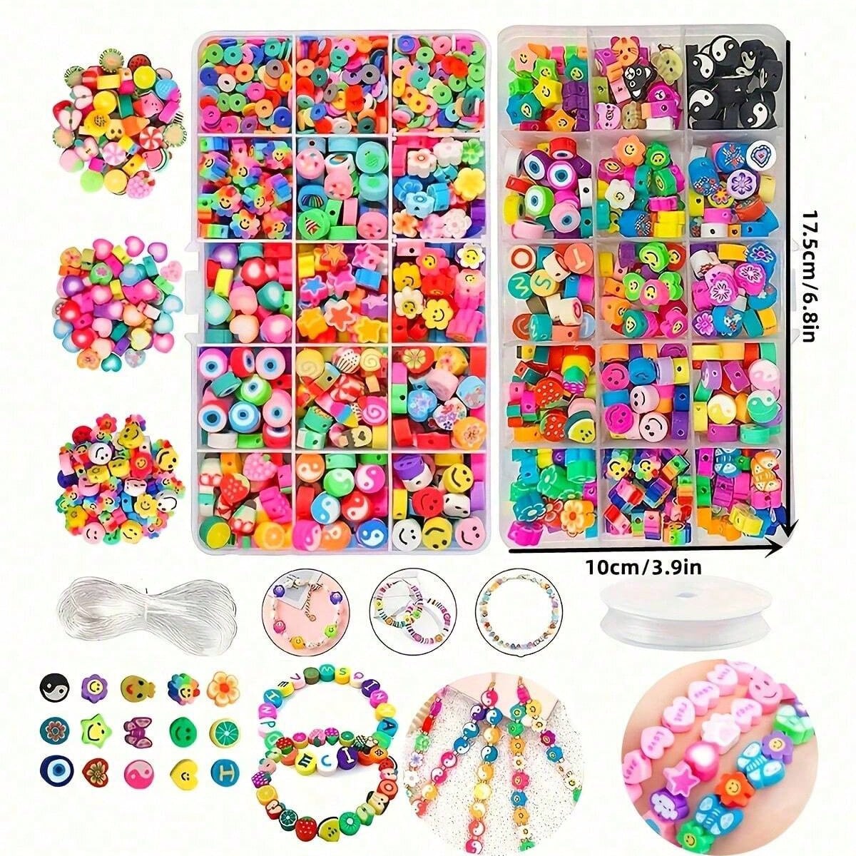 1450/1200/250pcs Polymer Clay  - огляд і ціна Jewelry Making Basics