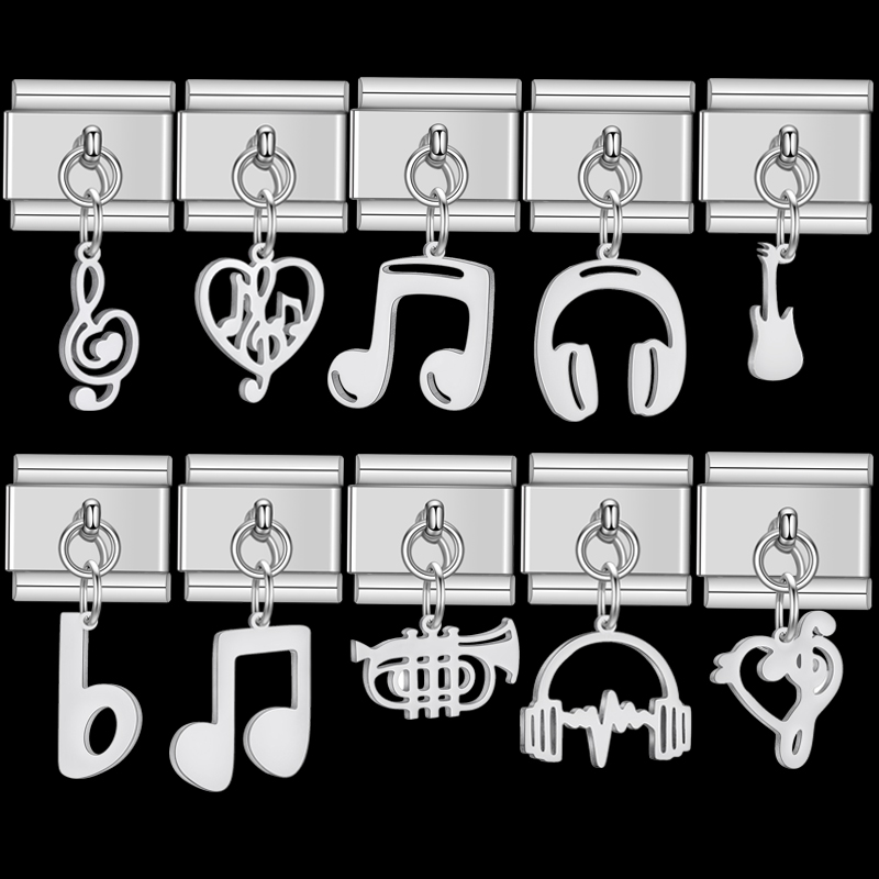 Trendy Rock Music Heart Note E - огляд і ціна Jewelry Making Notes