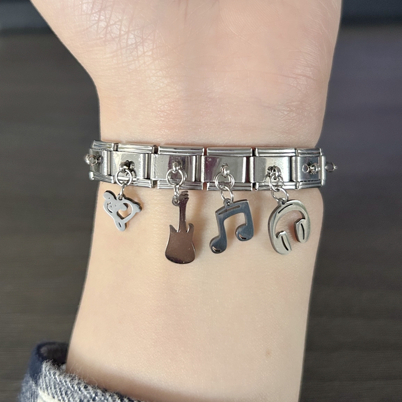 Trendy Rock Music Heart Note E - огляд і ціна Jewelry Making Notes